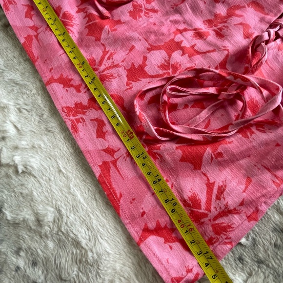 Peppermayo Exclusive - Take A Sip Tie Mini Skirt - Cherry Blossom - Picture 8 of 8